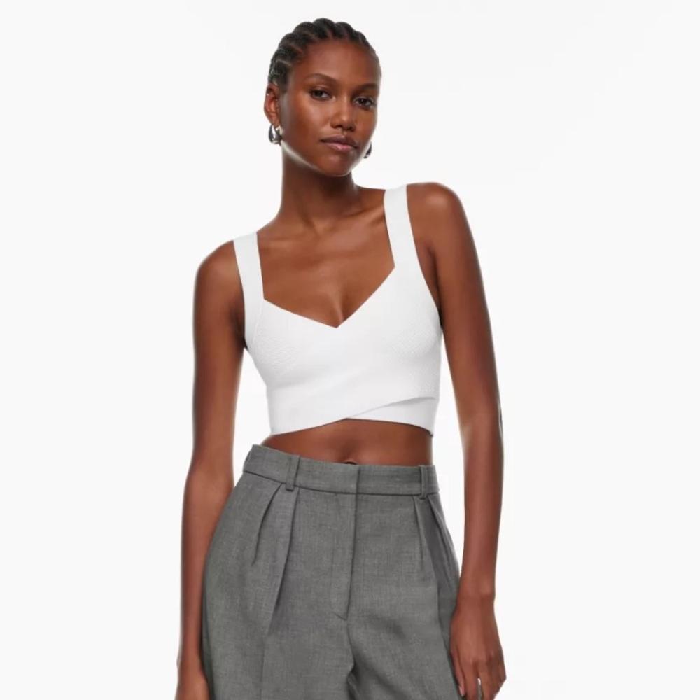 Aritzia Babaton Sculpt Knit Greek Tank